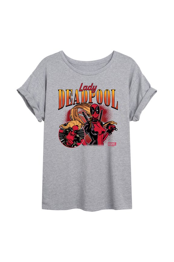 Deadpool - Lady Deadpool - Women's Oversized Graphic T-Shirt