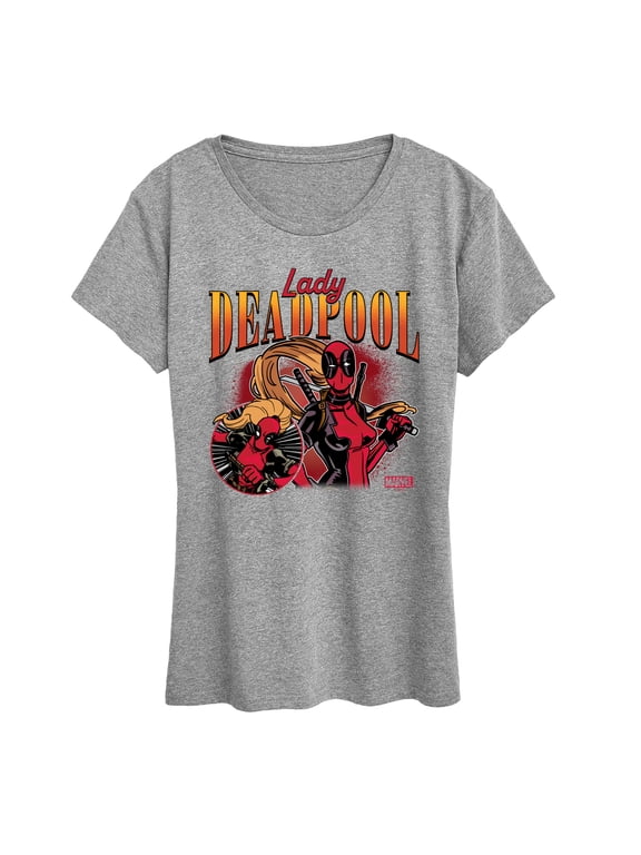 - Lady Deadpool Women's Short Sleeve Graphic T-Shirt