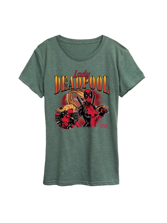 - Lady Deadpool Women's Short Sleeve Graphic T-Shirt