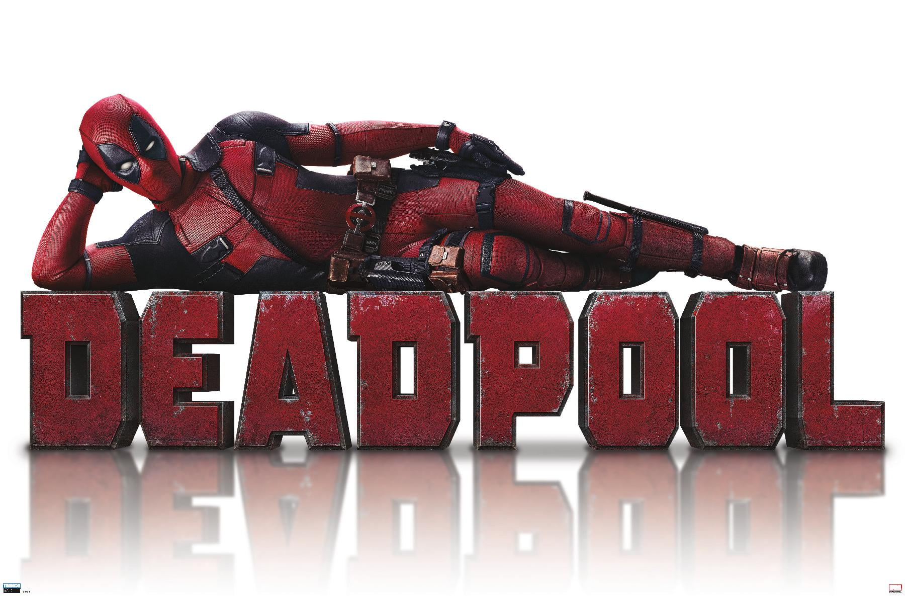 Marvel Deadpool Legacy - Lying Down Wall Poster, 14.725" x 22.375"