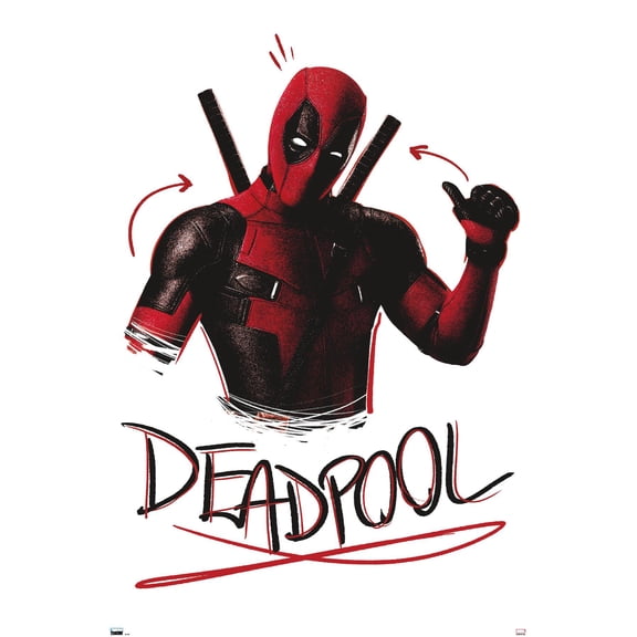 Marvel Deadpool Legacy - Thumbs up Wall Poster, 14.725" x 22.375"