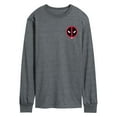 thumbnail image 1 of Marvel - Deadpool Logo - Men's Long Sleeve Graphic T-Shirt, 1 of 4