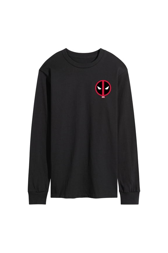 - Deadpool Logo - Men's Long Sleeve Graphic T-Shirt