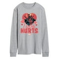 thumbnail image 1 of Marvel Deadpool - Love Hurts - Men's Long Sleeve Graphic T-Shirt, 1 of 5