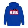 thumbnail image 1 of Marvel - Deadpool Marvel Logo - Men's Long Sleeve Fleece Pullover Hoodie, 1 of 3
