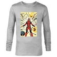 thumbnail image 1 of Marvel Deadpool Marvel Universe vs. Deadpool Comic Cover Art - Long Sleeve T-Shirt for Men - Customized-Athletic Heather, 1 of 5