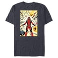 thumbnail image 1 of Marvel Deadpool Marvel Universe vs. Deadpool Comic Cover Art - Short Sleeve Blended T-Shirt for Adults - Customized-Navy Heather, 1 of 5
