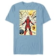 thumbnail image 1 of Marvel Deadpool Marvel Universe vs. Deadpool Comic Cover Art - Short Sleeve Blended T-Shirt for Adults - Customized-Ocean Blue, 1 of 5