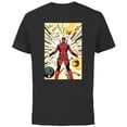 thumbnail image 1 of Marvel Deadpool Marvel Universe vs. Deadpool Comic Cover Art - Short Sleeve Cotton T-Shirt for Adults - Customized-Black, 1 of 5