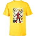 thumbnail image 1 of Marvel Deadpool Marvel Universe vs. Deadpool Comic Cover Art - Short Sleeve T-Shirt for Kids - Customized-Yellow, 1 of 5