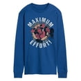 thumbnail image 1 of Marvel Deadpool - Maximum Effort - Men's Long Sleeve Graphic T-Shirt, 1 of 5