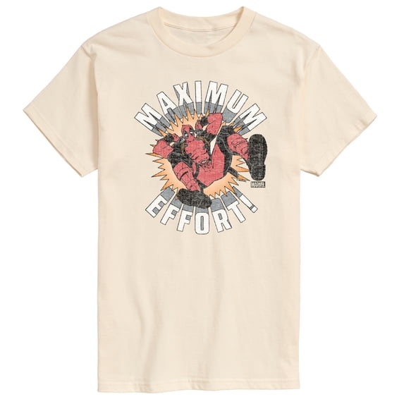 Marvel Deadpool - Maximum Effort - Men's Short Sleeve Graphic T-Shirt