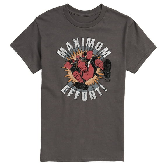 Marvel Deadpool - Maximum Effort - Men's Short Sleeve Graphic T-Shirt