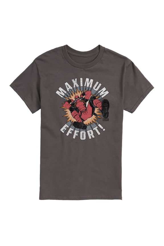 Deadpool - Maximum Effort - Men's Short Sleeve Graphic T-Shirt