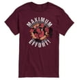 thumbnail image 1 of Marvel Deadpool - Maximum Effort - Men's Short Sleeve Graphic T-Shirt, 1 of 5