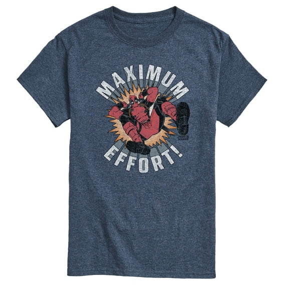 Marvel Deadpool - Maximum Effort - Men's Short Sleeve Graphic T-Shirt