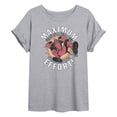 thumbnail image 1 of Marvel Deadpool - Maximum Effort - Women's Oversized Graphic T-Shirt, 1 of 5