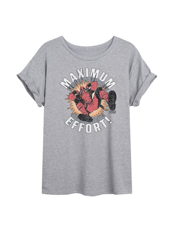 - Deadpool Maximum Effort Women's Relaxed Fit T-Shirt