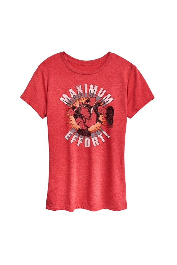 Deadpool - Maximum Effort - Women's Short Sleeve Graphic T-Shirt
