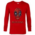 thumbnail image 1 of Marvel Deadpool Melting - Long Sleeve T-Shirt for Men - Customized-New Red, 1 of 5