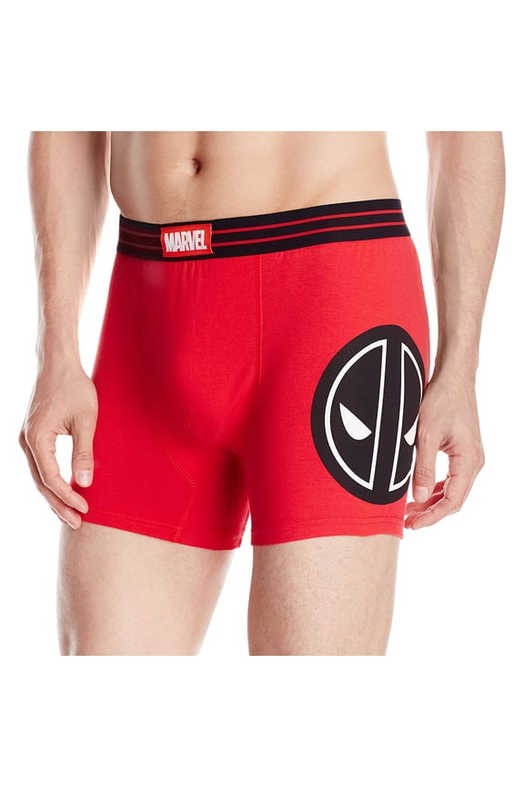 Deadpool Men's Big Face Wade Boxer Briefs