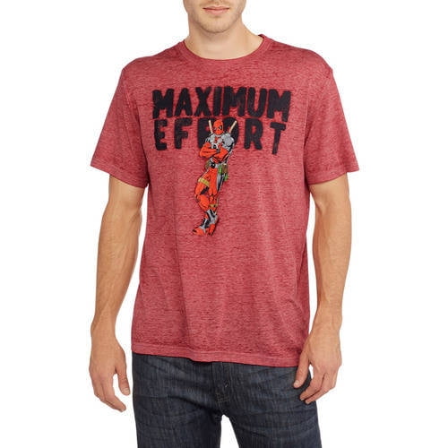 Marvel Deadpool Men s Maximum Effort Graphic T shirt