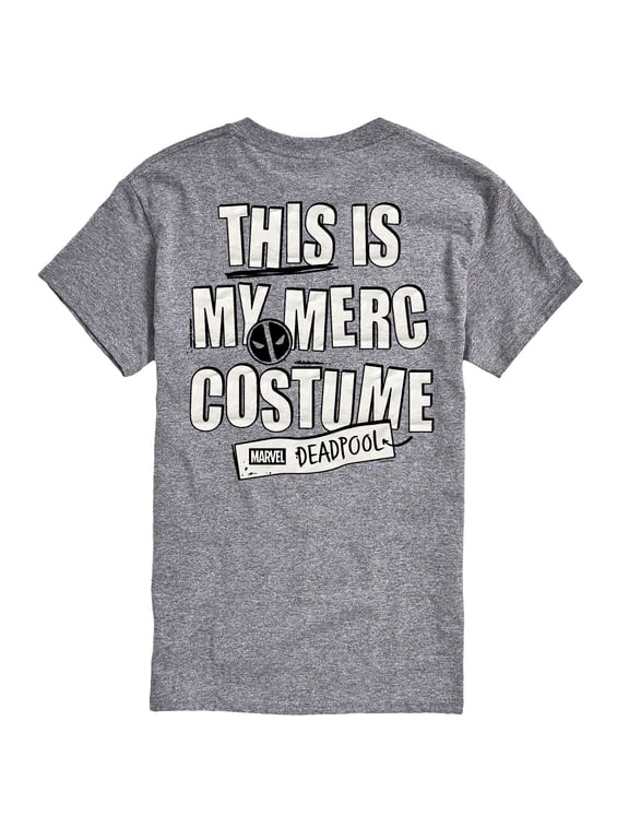 - Deadpool Merc Costume Men's Short Sleeve Graphic T-Shirt