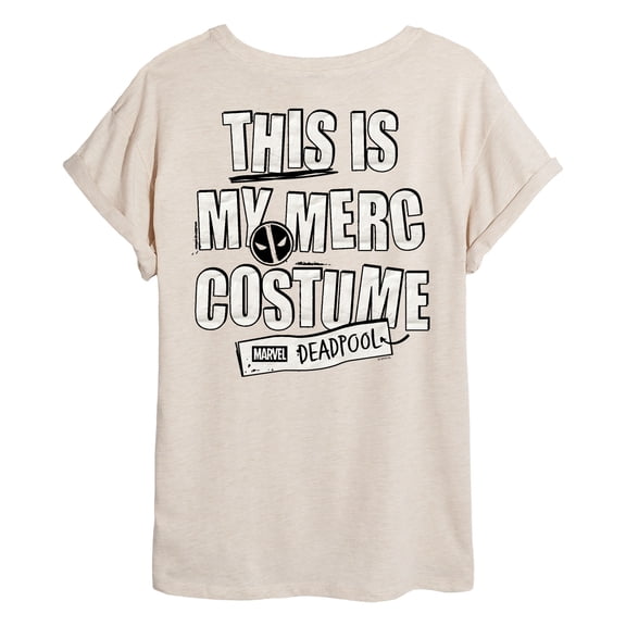 Marvel - Deadpool Merc Costume - Women's Oversized Graphic T-Shirt