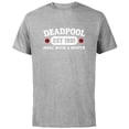 thumbnail image 1 of Marvel Deadpool Merc with a Mouth Est 1991 - Short Sleeve Cotton T-Shirt for Adults - Customized-Athletic Heather, 1 of 5