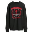 thumbnail image 1 of Marvel - Deadpool Mercenary Service - Men's Long Sleeve Graphic T-Shirt, 1 of 4