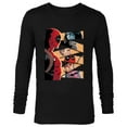 thumbnail image 1 of Marvel Deadpool Mercs Domino Hit Monkey Negasonic Cover Art - Long Sleeve T-Shirt for Men - Customized-Black, 1 of 5
