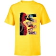 thumbnail image 1 of Marvel Deadpool Mercs Domino Hit Monkey Negasonic Cover Art - Short Sleeve T-Shirt for Kids - Customized-Yellow, 1 of 5