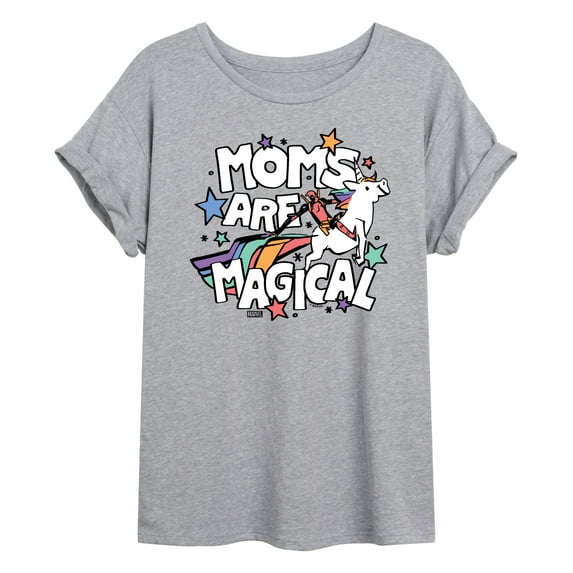Marvel Deadpool - Moms Are Magical - Women's Oversized Graphic T-Shirt