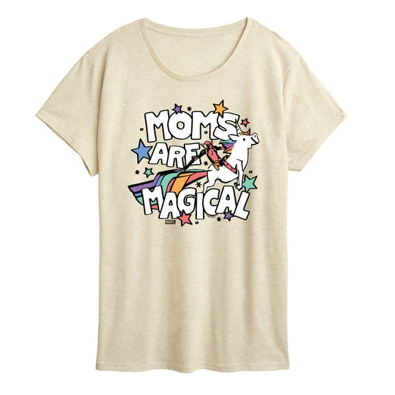Marvel Deadpool - Moms Are Magical - Women's Short Sleeve Graphic T-Shirt