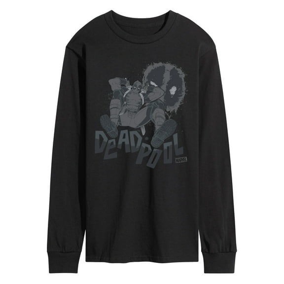 Marvel Deadpool - Monochrome - Men's Long Sleeve Graphic T-Shirt