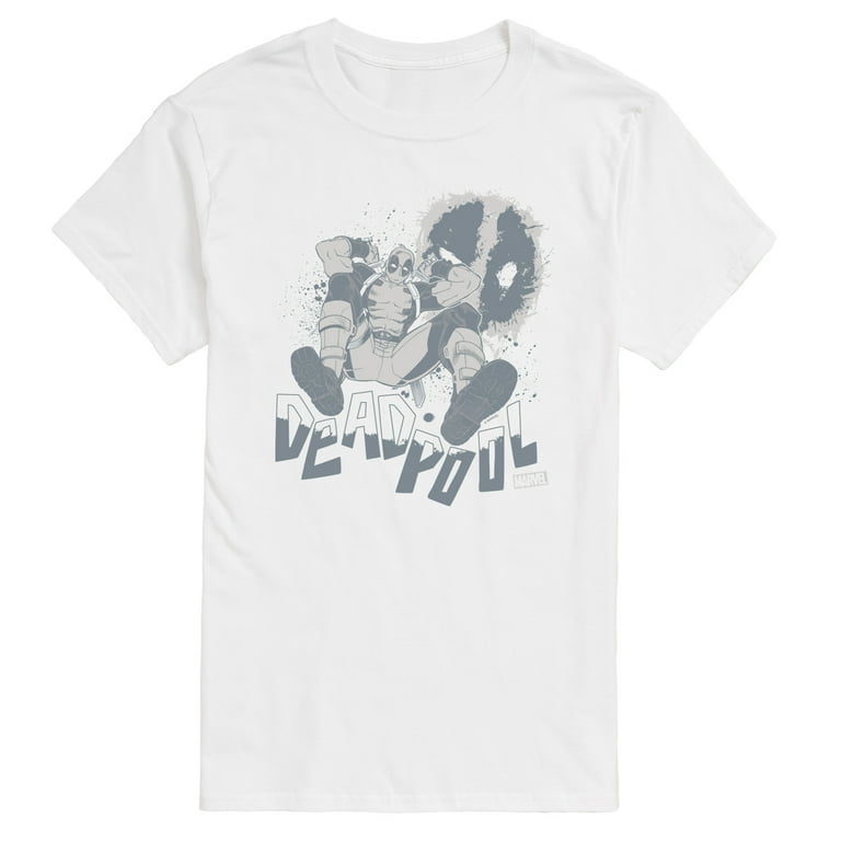 Marvel Deadpool Monochrome Men's Short Sleeve Graphic T-Shirt