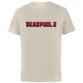 thumbnail image 1 of Marvel Deadpool Movie Logo - Short Sleeve Cotton T-Shirt for Adults - Customized-Natural, 1 of 5