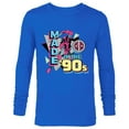 thumbnail image 1 of Marvel Deadpool Nerdy Thirty Made in the 90s Throwback - Long Sleeve T-Shirt for Men - Customized-Navy, 1 of 5