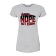 thumbnail image 1 of Marvel Deadpool - Nope Not Today - Juniors Fitted Graphic T-Shirt, 1 of 4