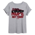thumbnail image 1 of Marvel - Deadpool Nope Not Today Women's Relaxed Fit T-Shirt, 1 of 5