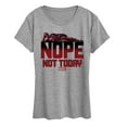 thumbnail image 1 of Marvel Deadpool - Nope Not Today - Women's Short Sleeve Graphic T-Shirt, 1 of 5