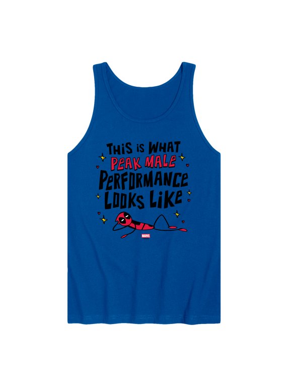 - Deadpool Peak Male Performance Men's Graphic Tank Top