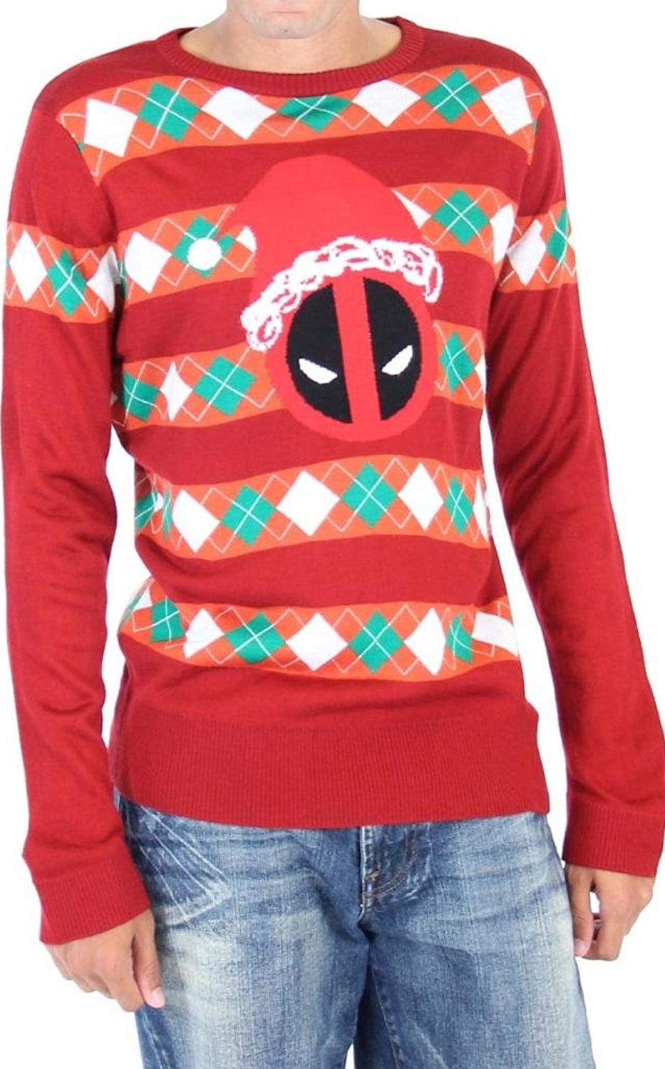Christmas Pullover Pull Noel Captain America Marvel Deadpool Santa