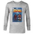 thumbnail image 1 of Marvel Deadpool Secret Secret Wars Action Figure Cover Art - Long Sleeve T-Shirt for Men - Customized-Athletic Heather, 1 of 5
