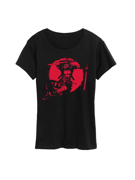 - Deadpool Silhouette Women's Short Sleeve Graphic T-Shirt