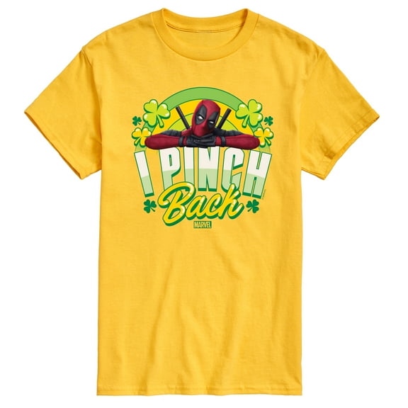 Marvel Deadpool - St. Patrick's Day I Pinch Back - Men's Short Sleeve Graphic T-Shirt