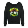 thumbnail image 1 of Marvel Deadpool - St. Patrick's Day I Pinch Back - Women's French Terry Pullover Sweatshirt, 1 of 5