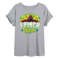 thumbnail image 1 of Marvel Deadpool - St. Patrick's Day I Pinch Back - Women's Oversized Graphic T-Shirt, 1 of 5