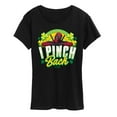thumbnail image 1 of Marvel Deadpool - St. Patrick's Day I Pinch Back - Women's Short Sleeve Graphic T-Shirt, 1 of 5