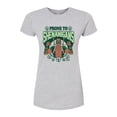 thumbnail image 1 of Marvel Deadpool - St. Patrick's Day Prone To Shenanigans - Juniors Fitted Graphic T-Shirt, 1 of 5
